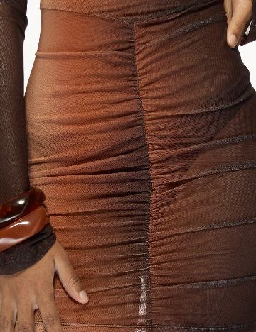 Rochie scurta Missguided, maro
