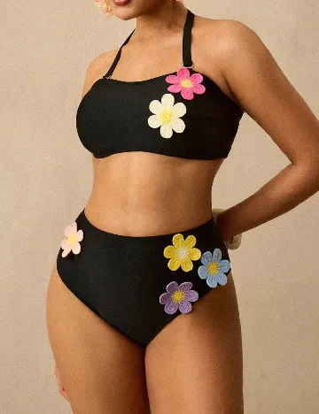 Costum de baie SHEIN CURVE, negru