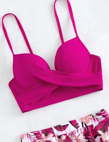 Costum de baie SHEIN, roz