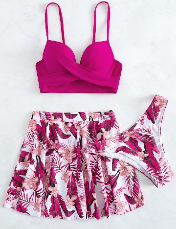 Costum de baie SHEIN, roz