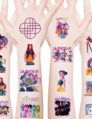 Set tatuaje SHEIN, mix culori