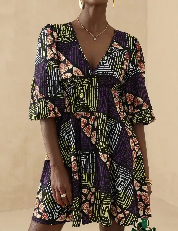 Rochie scurta SHEIN, mix culori