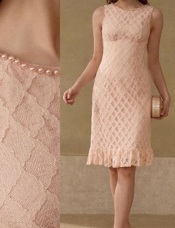 Rochie scurta MOTF, roz pal