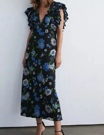 Rochie medie WAREHOUSE, floral print
