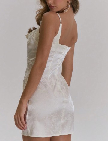 Rochie scurta SHEIN, ecru