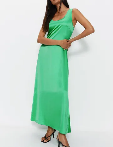 Rochie lunga WAREHOUSE, verde