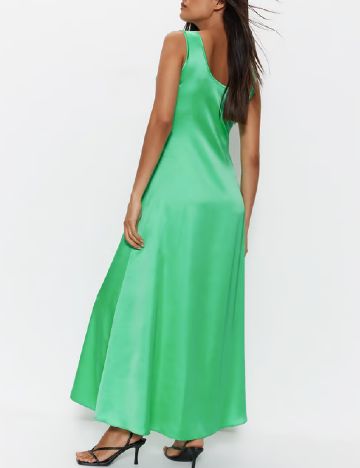 Rochie lunga WAREHOUSE, verde
