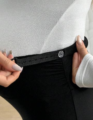 Fusta SHEIN Maternity, negru