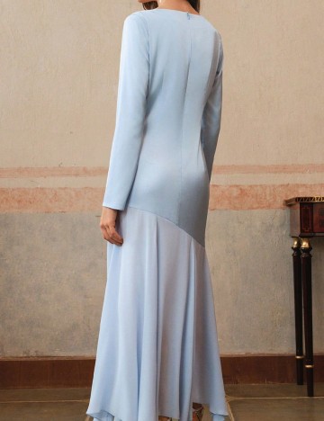 Rochie lunga Anewsta, albastru
