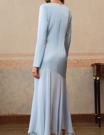 Rochie lunga Anewsta, albastru