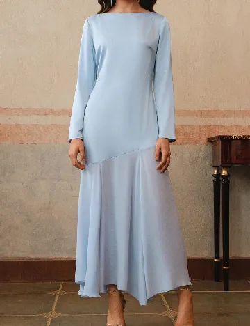 Rochie lunga Anewsta, albastru