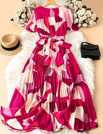 Rochie lunga SHEIN CURVE, mix culori