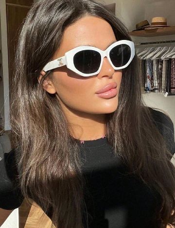Ochelari de soare SHEIN, alb