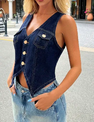 Top Forever 21, bleumarin