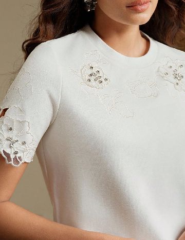 Tricou Anewsta, alb