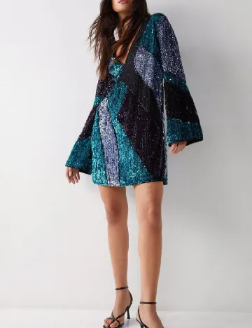 Rochie scurta WAREHOUSE, mix culori