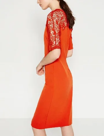 Rochie medie Zara, rosu