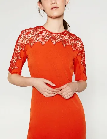 Rochie medie Zara, rosu