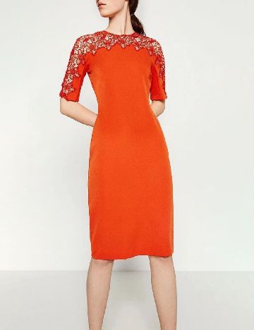 Rochie medie Zara, rosu