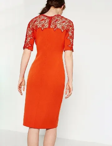 Rochie medie Zara, rosu