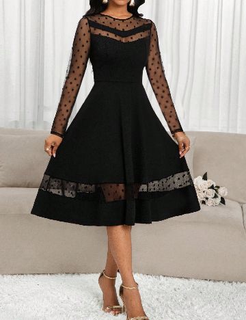 Rochie medie SHEIN, negru