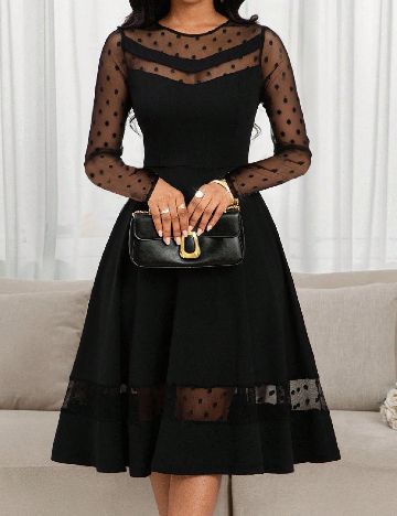 Rochie medie SHEIN, negru