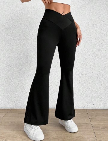 Set pantaloni 2 perechi SHEIN, negru/gri