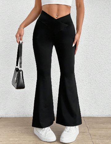 Set pantaloni 2 perechi SHEIN, negru/gri
