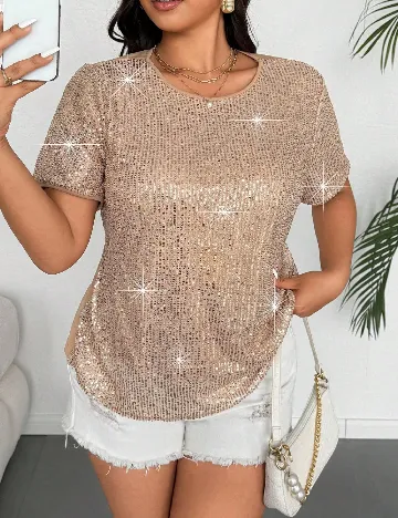 Bluza SHEIN CURVE, crem