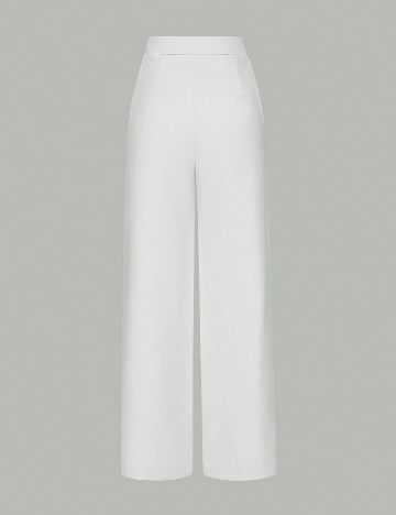 Pantaloni SHEIN, alb