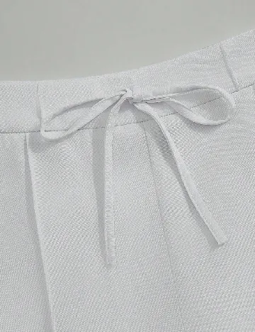 Pantaloni SHEIN, alb