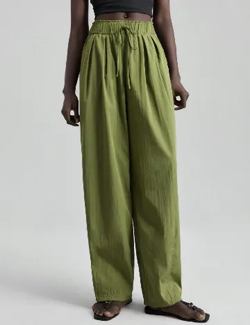Pantaloni Ontre, verde