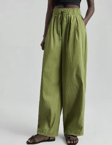 Pantaloni Ontre, verde