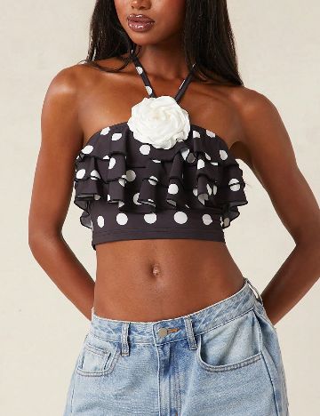 Top SHEIN, negru