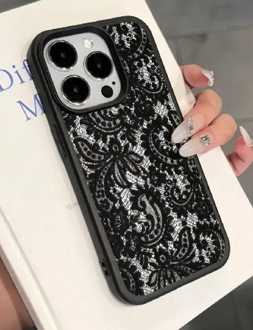 Husa iPhone 16 Pro Max SHEIN, negru
