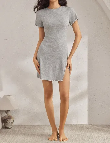 Rochie de noapte SHEIN, gri