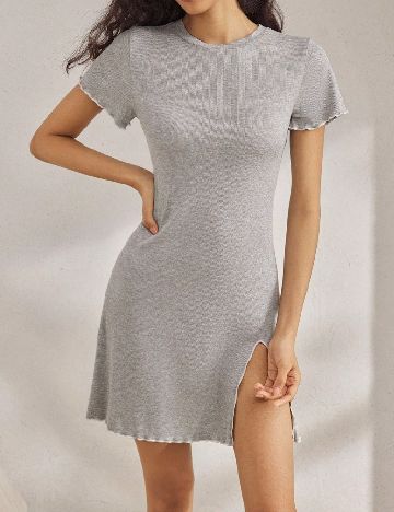 Rochie de noapte SHEIN, gri