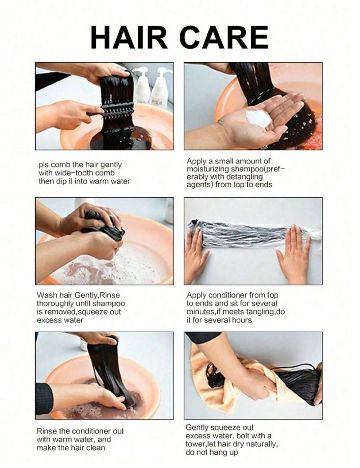 Extensie de par SHEIN, mov