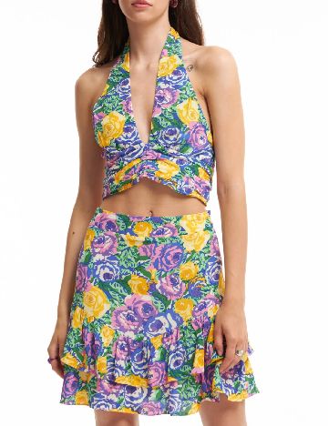 Top Zara, mix culori