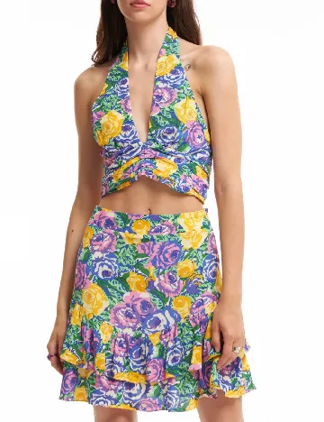 Top Zara, mix culori