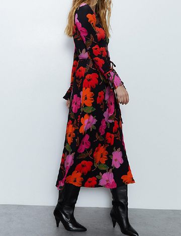 Rochie medie WAREHOUSE, floral