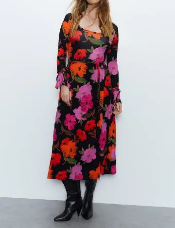 Rochie medie WAREHOUSE, floral