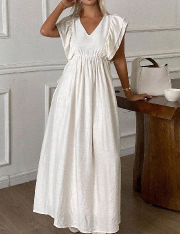 Rochie lunga SHEIN, ecru
