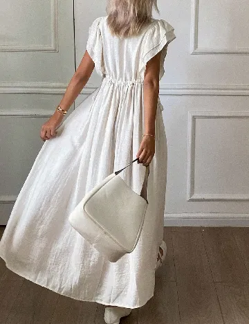 Rochie lunga SHEIN, ecru