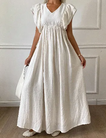 Rochie lunga SHEIN, ecru