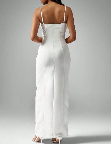 Rochie lunga Missguided, alb