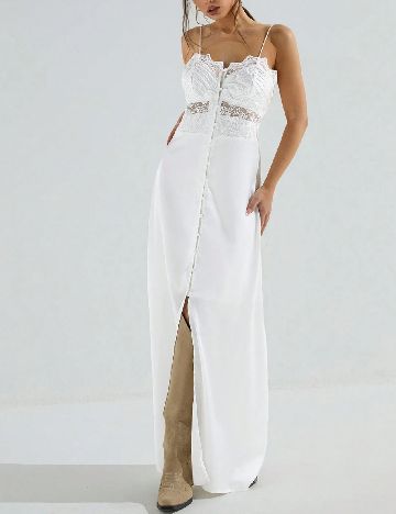 Rochie lunga SHEIN, alb