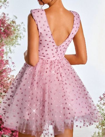 Rochie scurta SHEIN, roz