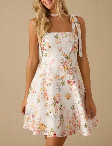 Rochie scurta SHEIN, floral print