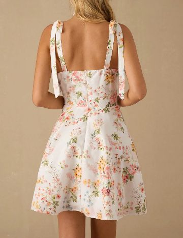 Rochie scurta SHEIN, floral print